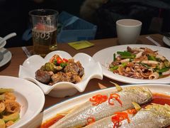 油泼黄花鱼-波螺油子·海肠捞饭·青岛菜(银座店)
