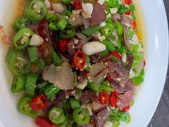 青椒火腿肉-老铁私房菜