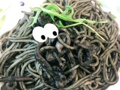 墨鱼汁海鲜意粉-萨莉亚(百信广场店)