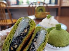 抹茶黑芝麻流心-富贵面包公司(运河店)