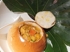 咖喱面包鸡-烛影拾光观景餐厅·创意菜·摄影·小提琴(大唐不夜城店)