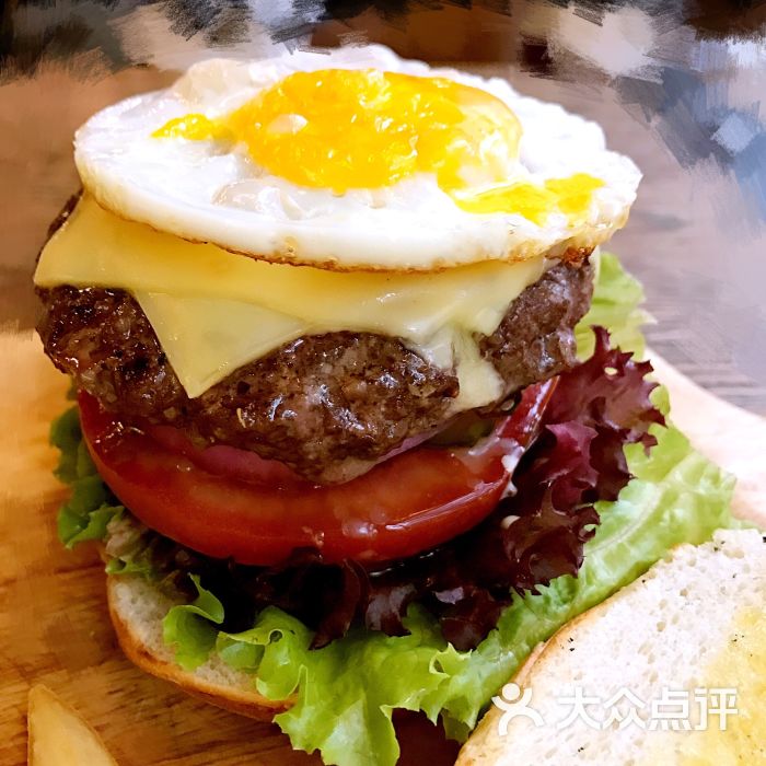 美式经典芝士汉堡