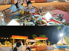 -亚龙湾希尔顿自助餐厅·海鲜·烧烤·沙滩BBQ·现场乐队