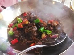 干锅血浆鸭-延年酒店-延飨餐厅(延年文苑店)