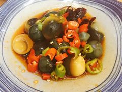 松花鹌鹑蛋-金豆角砂锅焖面(安贞店)