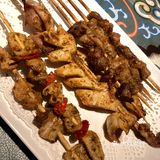 味道还行，就是肉串的肉太小了。