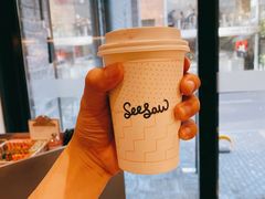 椰子燕麦拿铁-Seesaw Coffee(朝阳大悦城店)