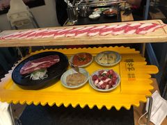 一米长盘牛五花-犟牛家·榴莲烤肉(五棵松店)