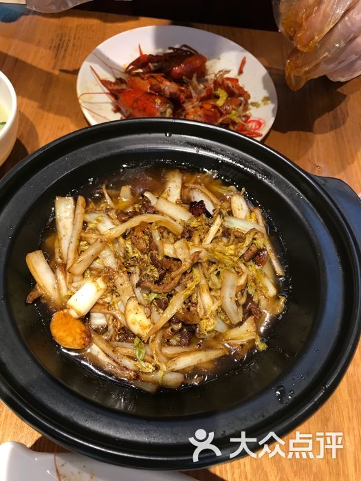 盱眙龙虾(旗舰总店)黄芽菜炒肉丝图片 