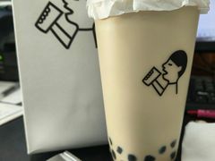 烤黑糖波波牛乳-喜茶(深圳东门1234店)