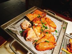 葱香烤鸡-绿茶餐厅(光谷世界城步行街店)