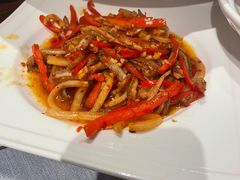 酸萝卜炒卤牛肚-坛宗剁椒鱼头(河西王府井店)