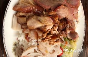 Pork Shank and Char Siu Rice Combo