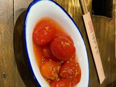 凉拌西红柿-盟重烧烤(东瓜山创始店)