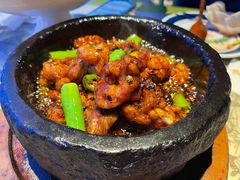 石锅杭椒牛蛙-桂满陇天书(南京德基旗舰店)