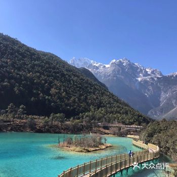 冬天游玩玉龙雪山冰川公园需要看运气