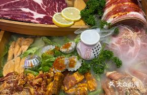 Hot BBQ Meat Platter