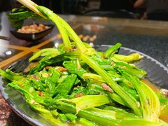 豆豉鲮鱼油麦菜-潮十三潮汕砂锅粥(高新四路大都荟店)