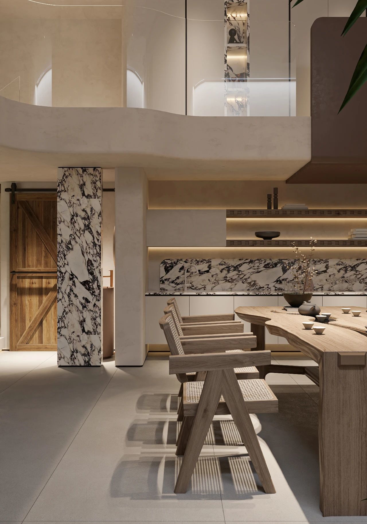 200平现代侘寂别墅