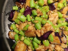 豆角肉沫烧茄子-上屿水产(鼓浪屿一店)