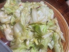炝炒莲花白-懒人盐府人家·自贡大麻鱼(安贞店)