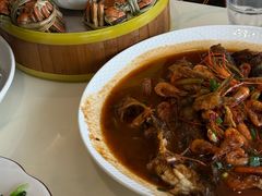 -七的湖·晚芳亭·阳澄湖农家菜·大闸蟹(莲花岛店)