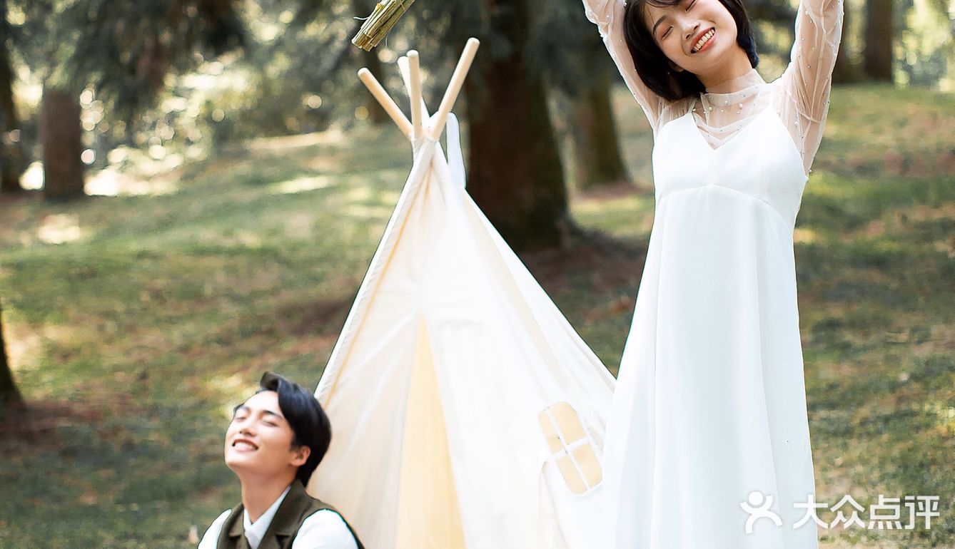 春夏小清新婚照🌿藏在小森林里的秘语💕