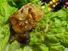 包肉叶生菜-小米烤肉-泥炉炭烤(常营店)