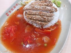 茄汁猪扒饭-百家鸡味馆(清泰店)