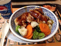 照烧鸡排饭沙拉套餐-吉野家(红博中央公园店)