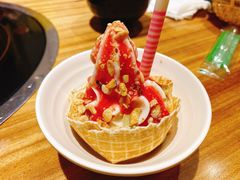 草莓香草冰淇淋-水林间·寿喜烧自助(仙林金鹰店)