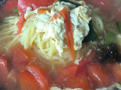 西红柿木耳鸡蛋面-竹青胶东摔面(黄岛开发区店)