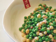 火腿甜豆鸡头米-唔哩赞·崇明私藏菜(建国西路店)