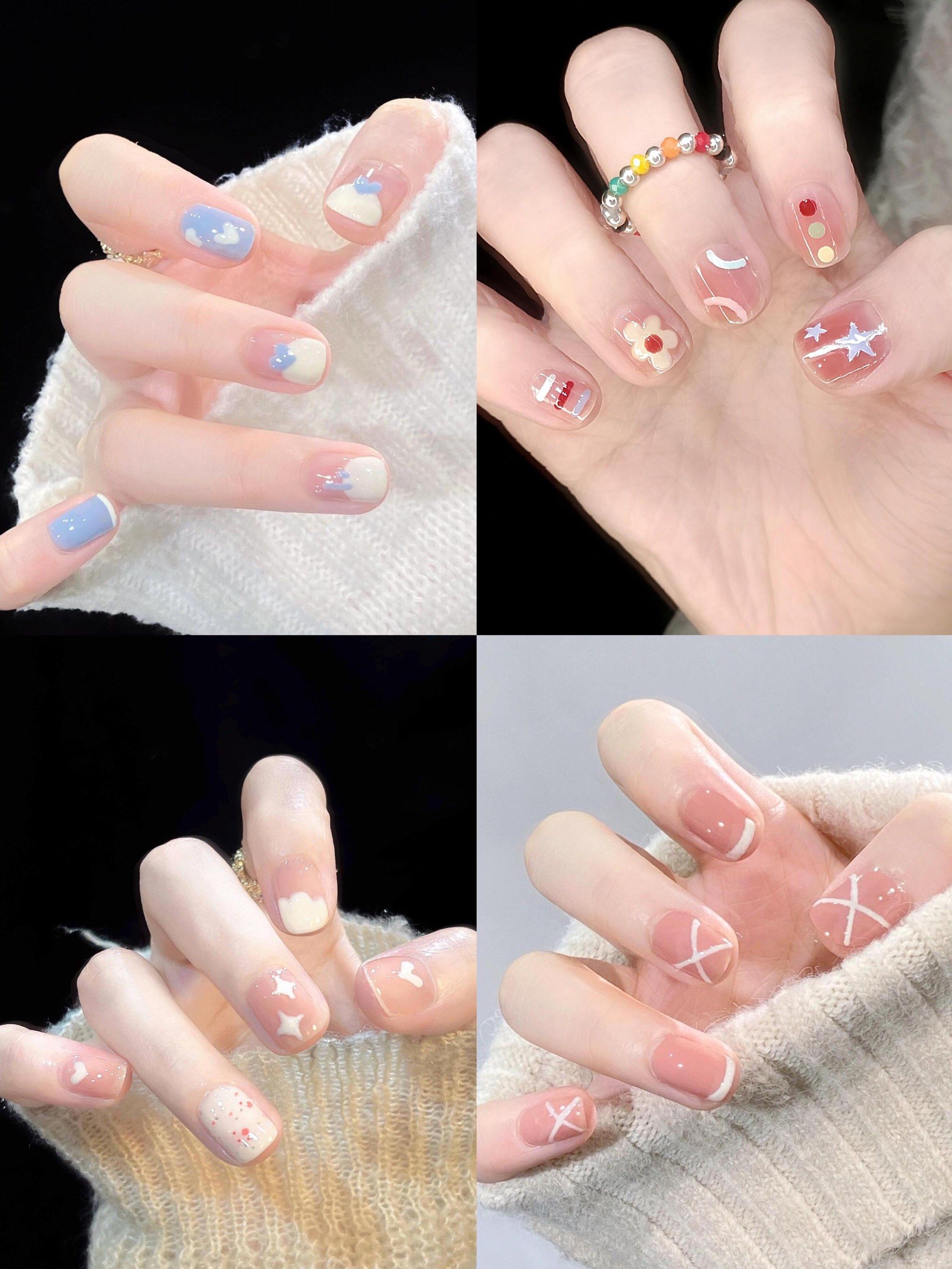 甜美可爱仙气十足的美甲💅