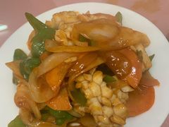 炒鱿鱼-米郎餐厅·朝鲜族料理(延长路店)