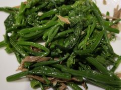 炝拌丝瓜尖-北平盛世·新京菜·北京烤鸭(劲松·双井店)