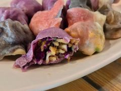 紫甘蓝锅巴馅饺子-宝源饺子(麦子店街店)
