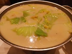 锅仔鱼汤煮大芥菜-丹桂轩(万科城店)