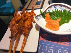 铁板鱿鱼串-乔哥铭洋海鲜自助(皇城恒隆广场店)