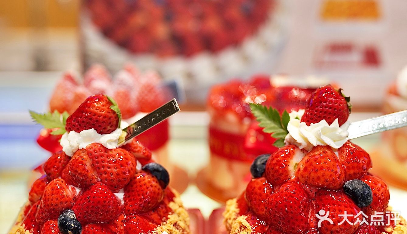 是谁还没有吃到这个草莓塔🍓?!