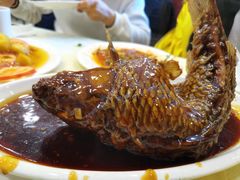 罾蹦鲤鱼-奥华餐厅·老张记(台基厂店)