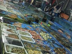 -霞涌市场海鲜摆卖区