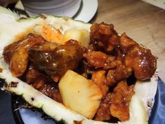 菠萝咕噜猴头菇-水木苼 蔬食料理