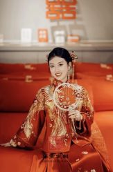 点击看大图 -藤薰定制中式嫁衣礼服旗袍店