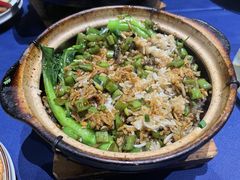 榄菜四季豆煲仔饭-粤·啫啫