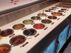 自助调料区-左庭右院鲜牛肉火锅(苏州园区永旺店)