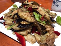 风味茄子-辣子鸡背(九龙山店)