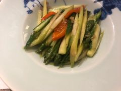 虾皮炒芦笋-肆月河豚·新淮扬(金融街店)