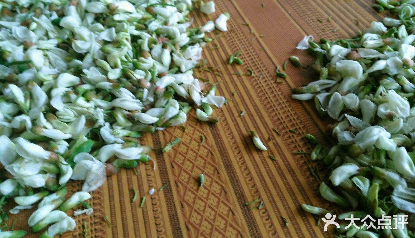 又是槐花 包饺子 蒸麦饭 反正农民卖的超新鲜啊