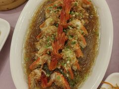 蒜蓉蒸开片草虾-金时代顺风大酒店(金山店)